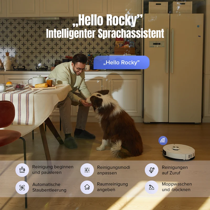 Roborock S8 MaxV Ultra Saugroboter mit Reactive AI 2.0 Hinderniserkennung