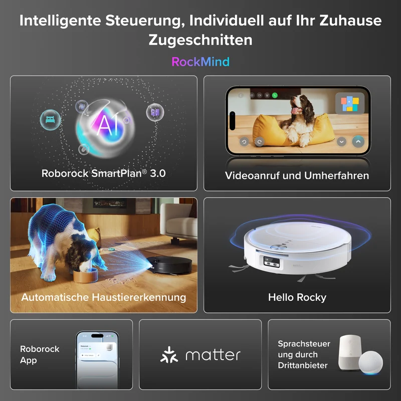 Roborock Saros 20 Flow Complete – Druck-Selbstreinigungssystem SpiraFlow™ 2.0