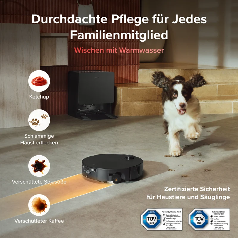 Roborock Saros 20 Flow Complete – Druck-Selbstreinigungssystem SpiraFlow™ 2.0