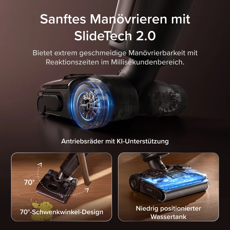 Roborock F25 Pro Turbo Nass-Trocken-Staubsauger mit HyperScrub Tiefenreinigung auf Knopfdruck