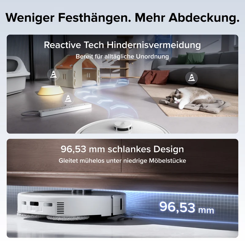 Roborock Qrevo 2 Pro Saugroboter mit automatischem Entfernen des Mopps