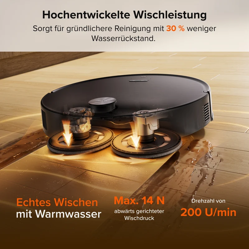 Roborock Saros 20 Neo Saug- und Wischroboter mit Heißwasserwischen und intelligenter Dockingstation