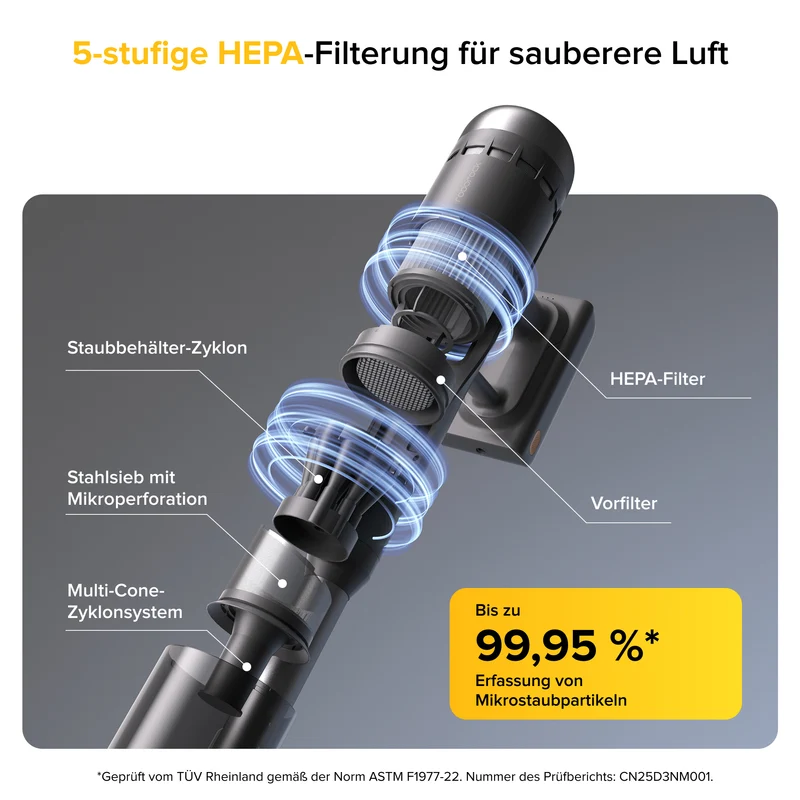 Roborock H60 Ultra 3-in-1 Akku-Staubsauger mit Power-Detect