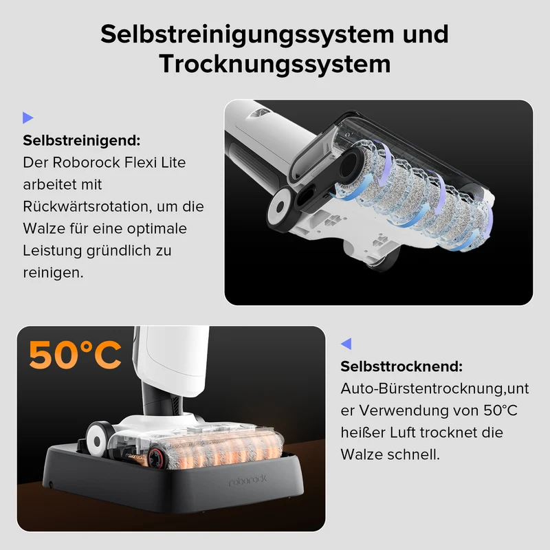 Roborock Flexi Lite Nass- und Trockenstaubsauger