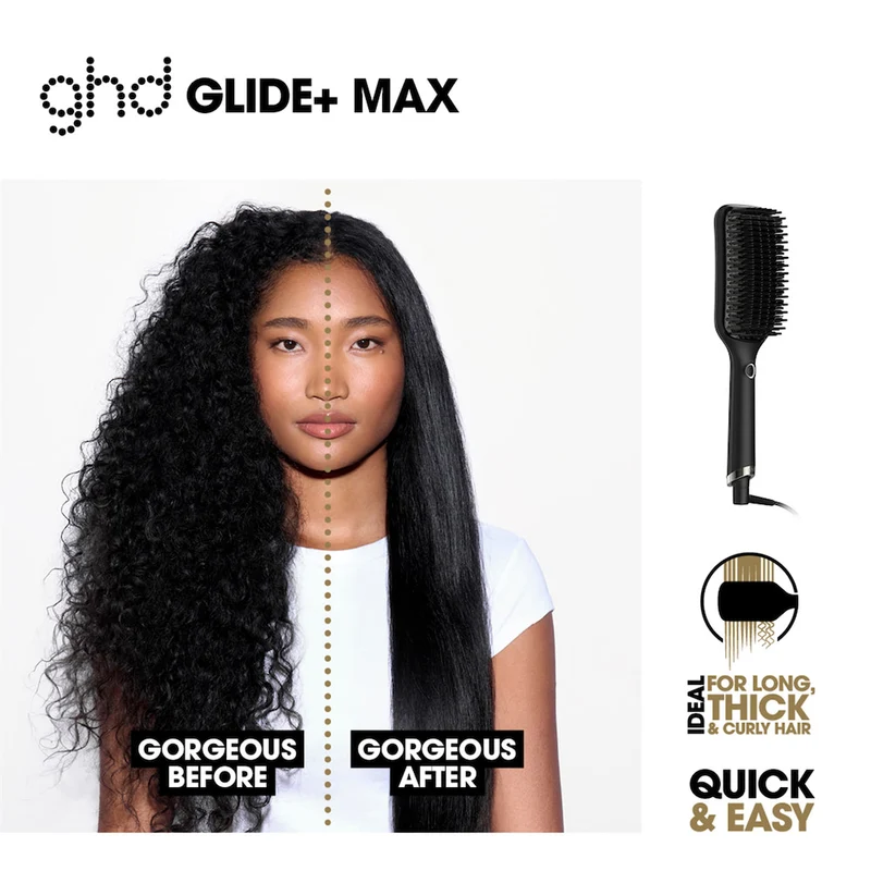 Glide+ Max Hot Brush Black Gift Set