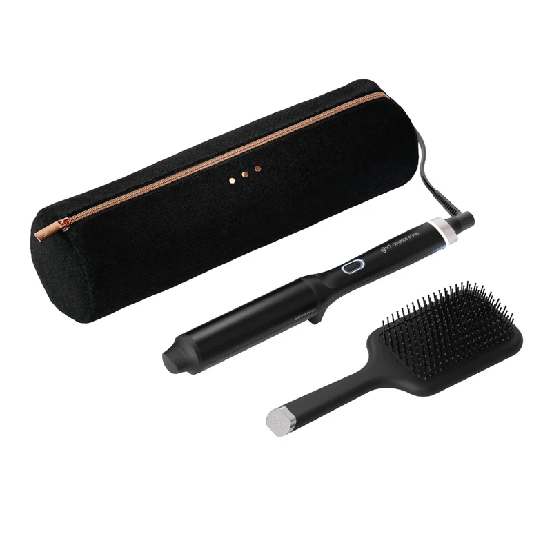Chronos Curve Max Wand Curler Black Gift Set