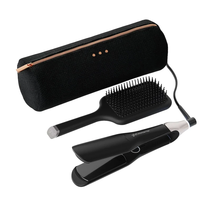 Chronos Max Hair Straightener Black Gift Set