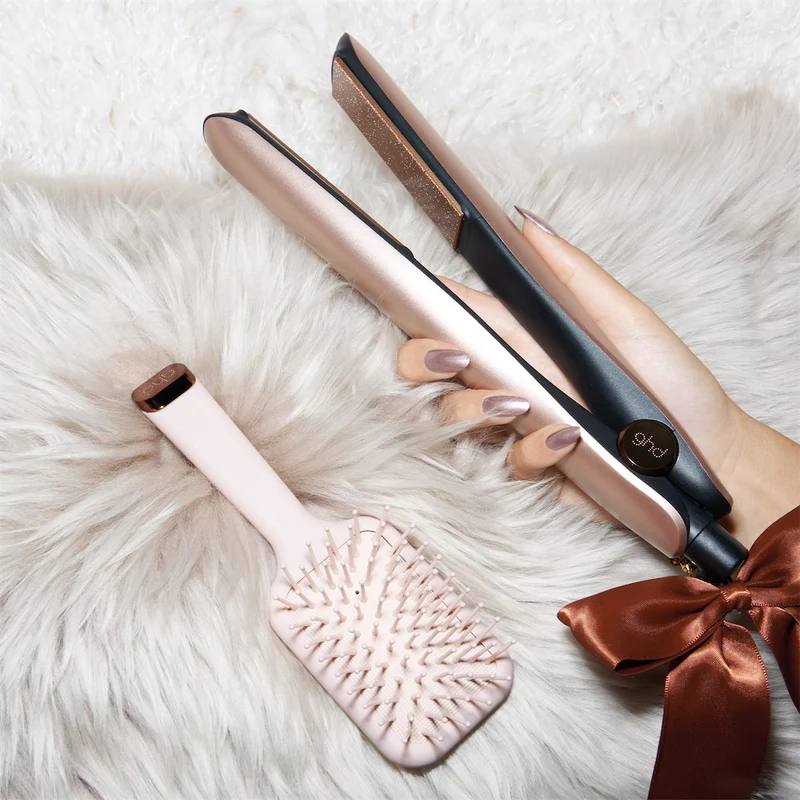 Gold Hair Straightener Cashmere Beige