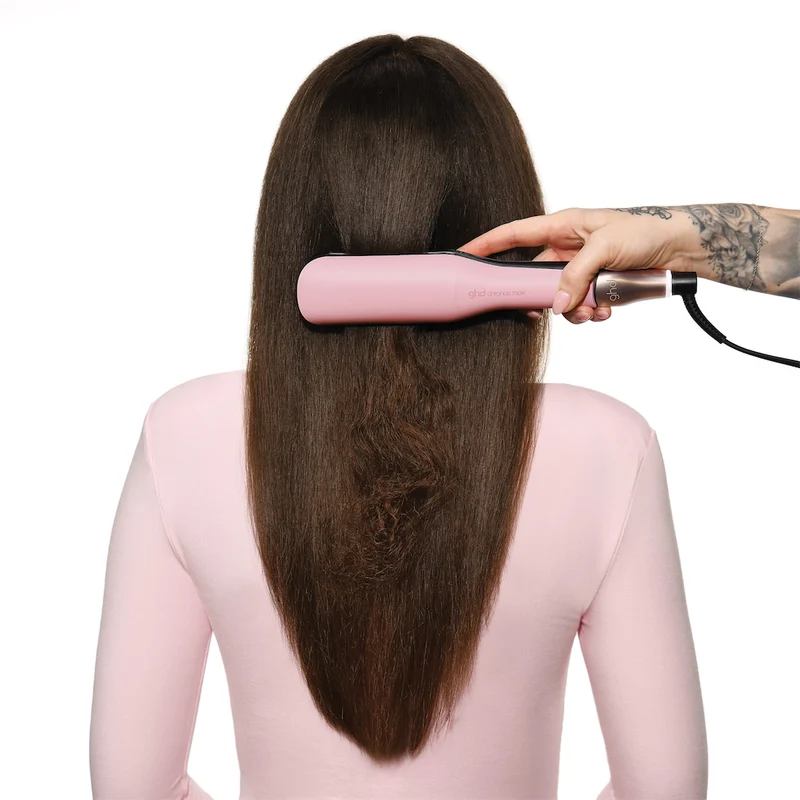 Chronos Max Wide-Plate Hair Straightener in Dusted Pink