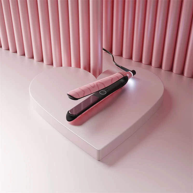 Chronos Ultra-Fast Hair Straightener in Dusted Pink