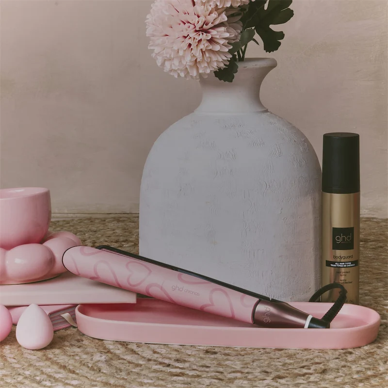 Chronos Ultra-Fast Hair Straightener in Dusted Pink