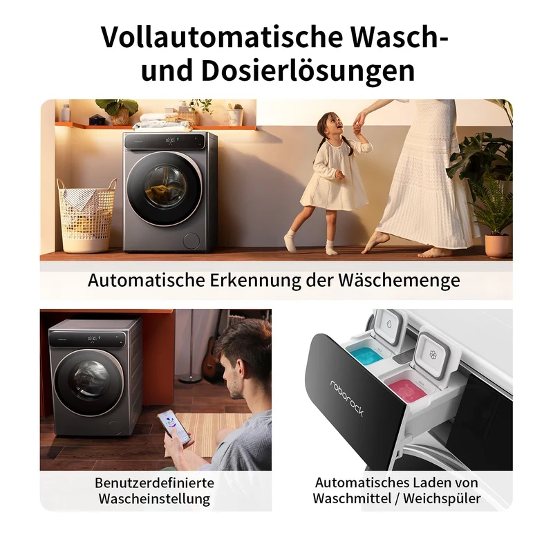 Roborock Zeo One Waschtrockner mit der Zeo-Cycle® Trocknungstechnologie