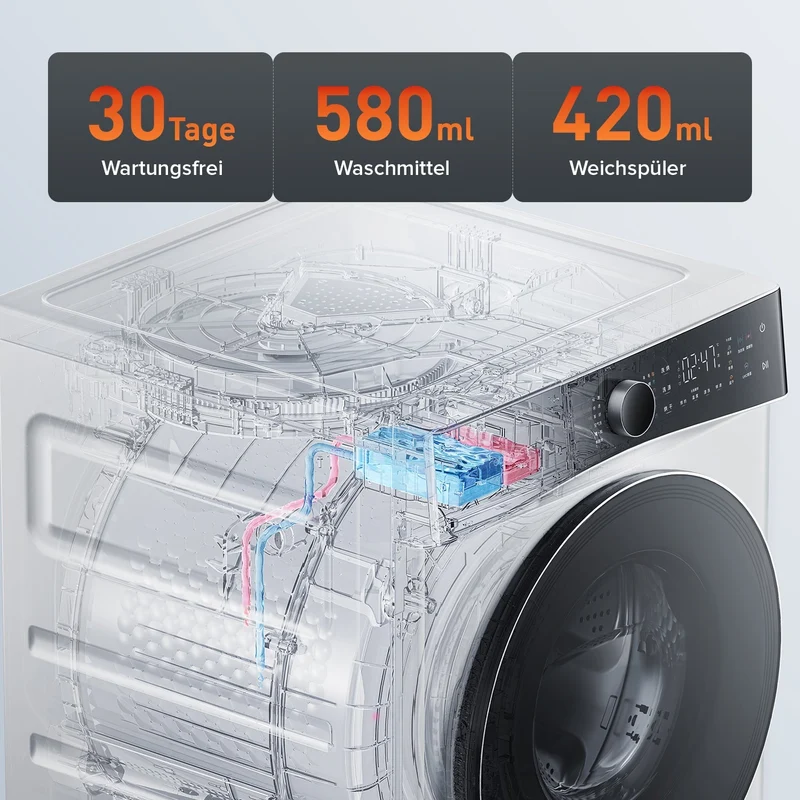 Roborock Zeo Lite Waschtrockner mit der Zeo-Cycle® Trocknungstechnologie
