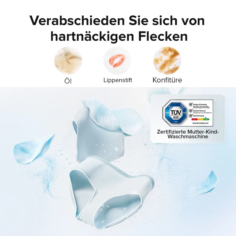 Roborock Zeo Mini Waschtrockner mit der Zeo-Cycle® Trocknungstechnologie