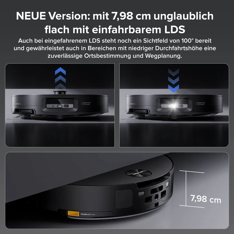 Roborock Saros 10 Saugroboter mit Dual Anti-Tangle System