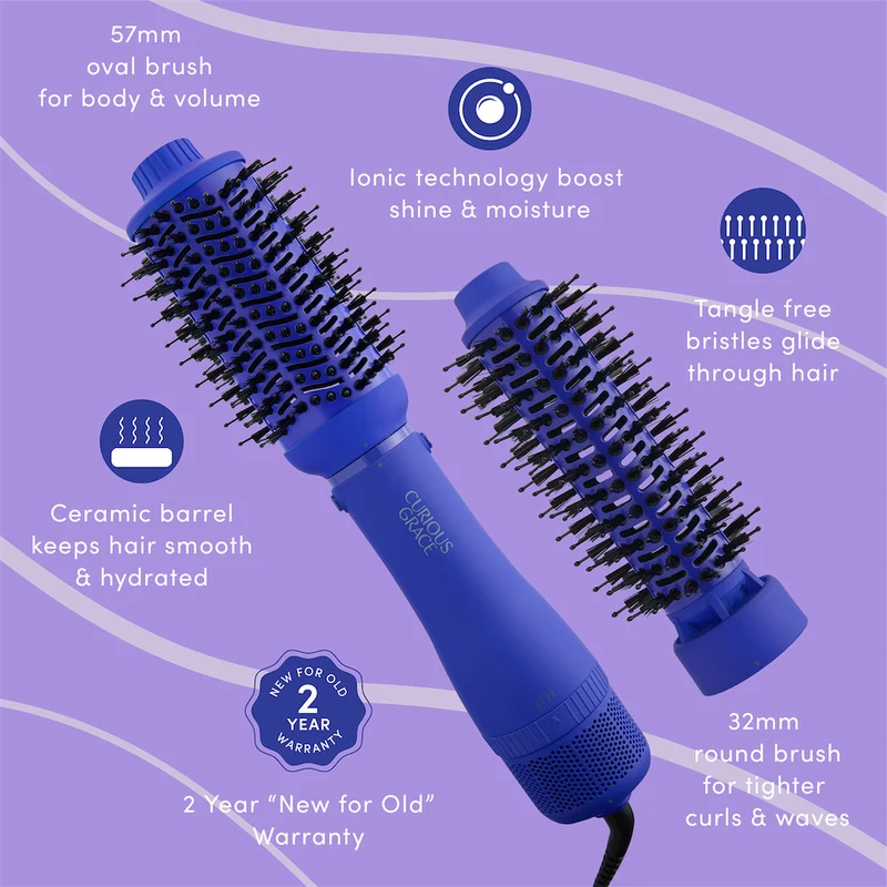 Interchangeable Hot Air Brush - Cobalt Spark