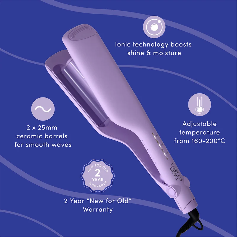Classic Double Waver - Lilac Burst