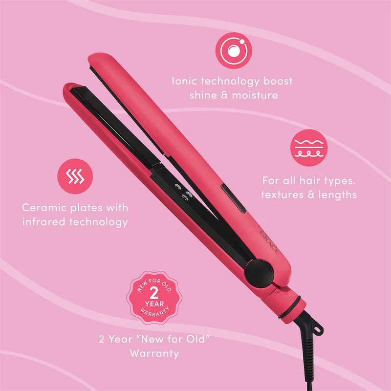 Ceramic Hair Straightener - Melon Crush