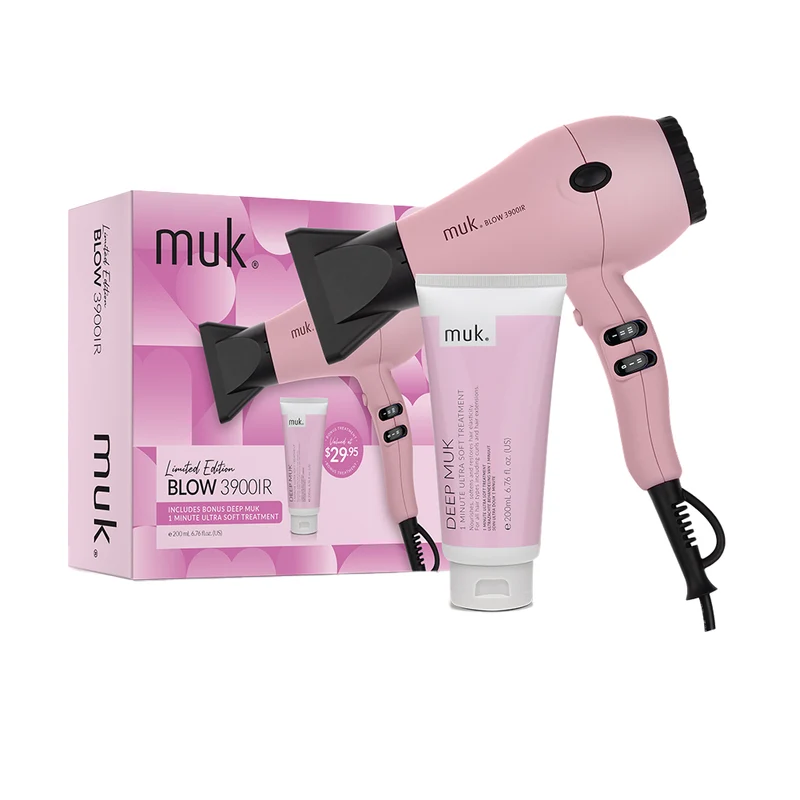 Limited Edition Pink Blow 3900-IR & Deep muk 1 Minute Treatment 200ml Duo