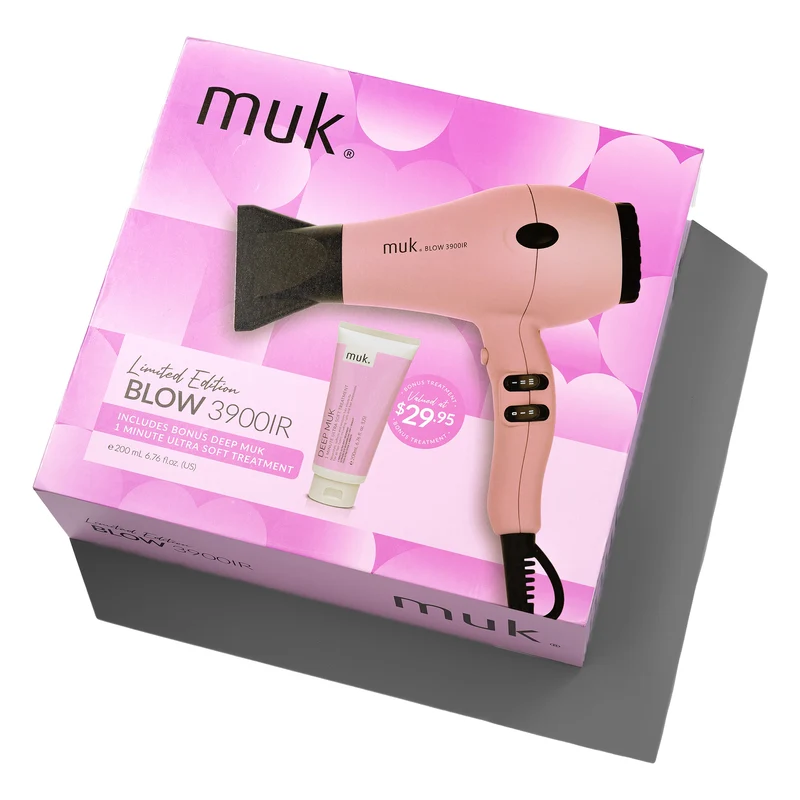 Limited Edition Pink Blow 3900-IR & Deep muk 1 Minute Treatment 200ml Duo