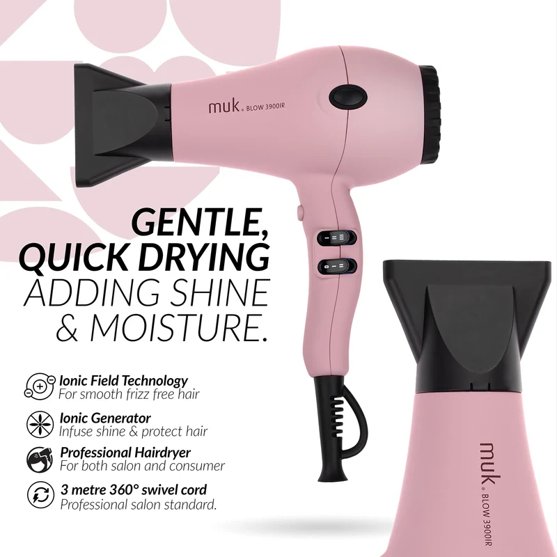 Limited Edition Pink Blow 3900-IR & Deep muk 1 Minute Treatment 200ml Duo
