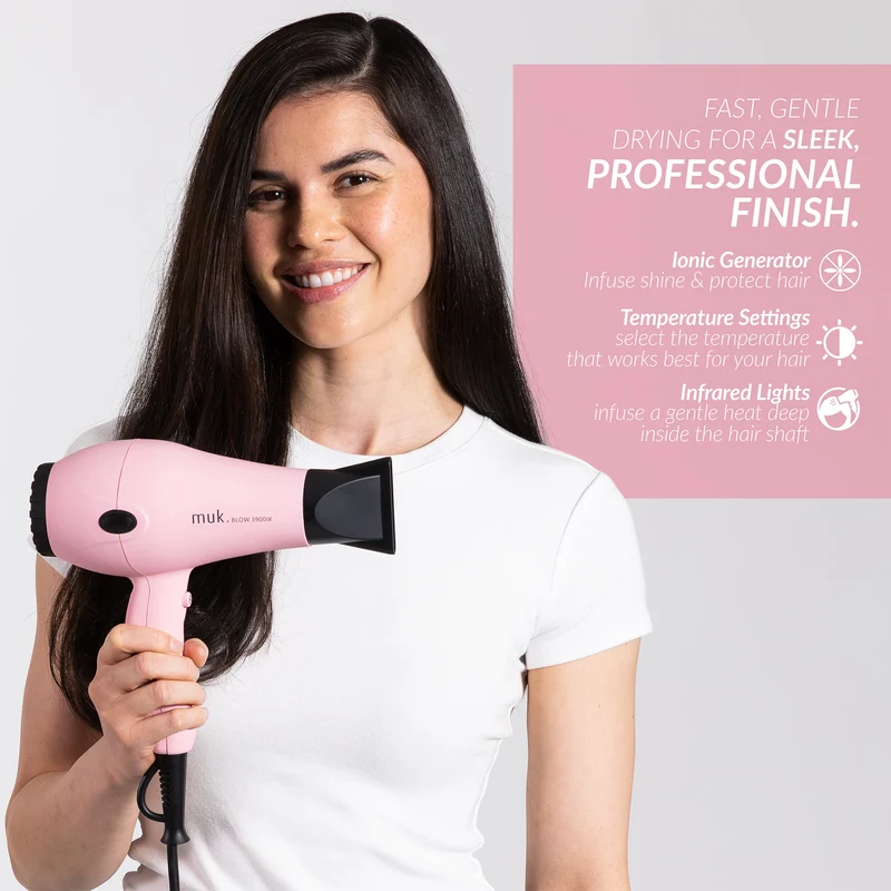 Limited Edition Pink Blow 3900-IR & Deep muk 1 Minute Treatment 200ml Duo