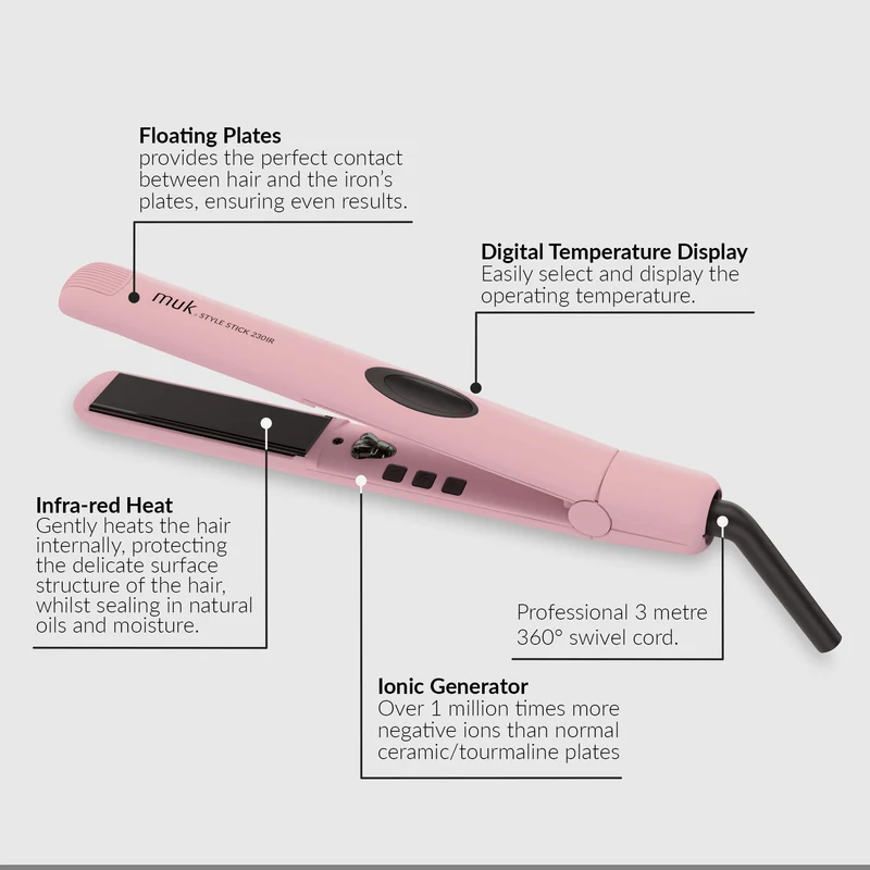 Limited Edition Pink Style Stick 230-IR & Deep muk 1 Minute Treatment 200ml Duo