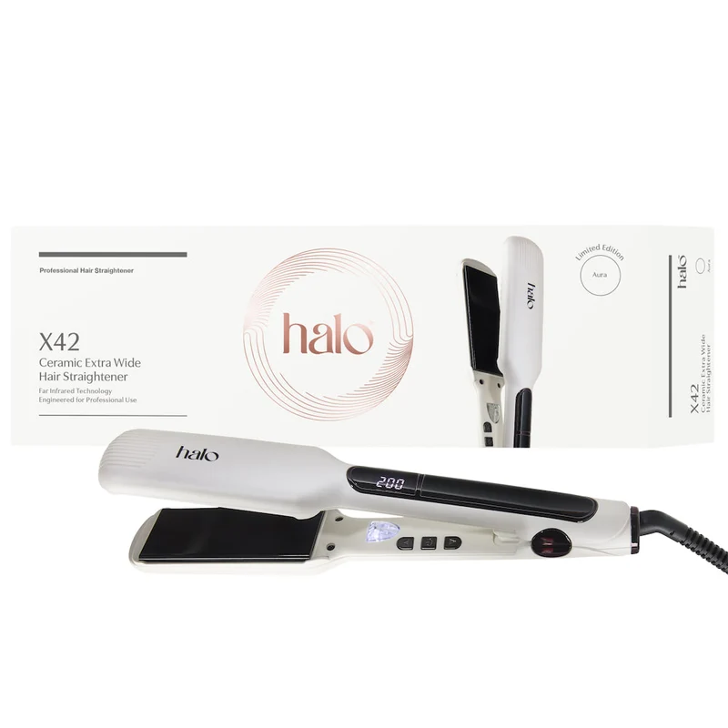 X42 Ceramic Extra Wide Hair Straightener - Aura