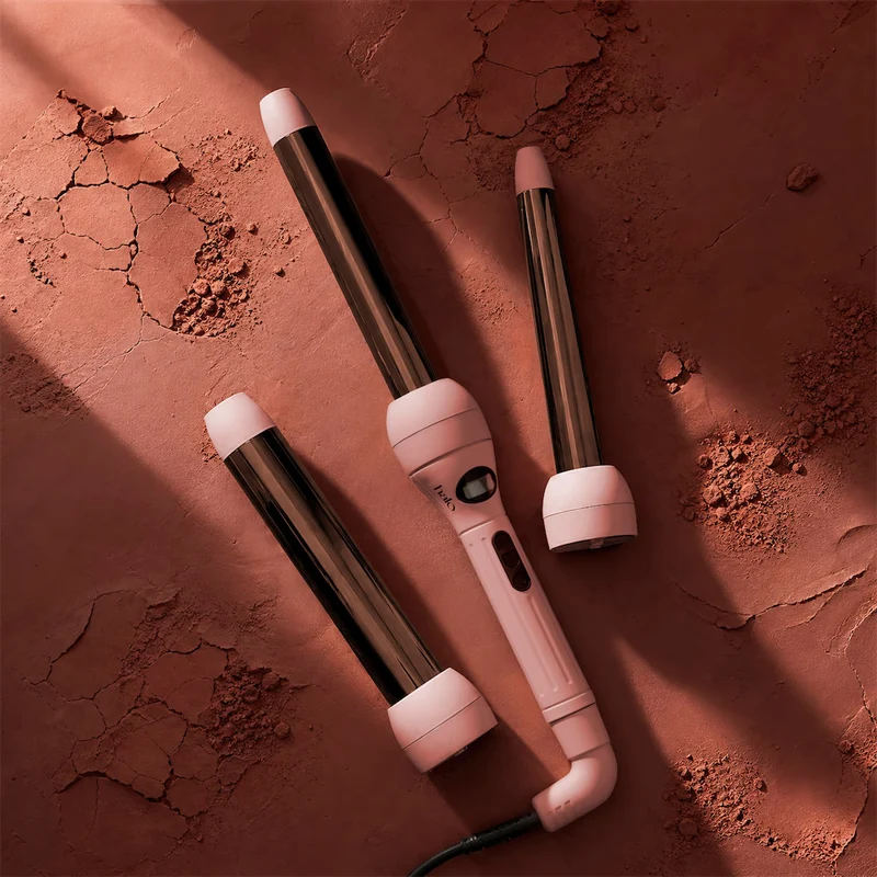 X3 Titanium 3 Piece Hair Curler - Clay