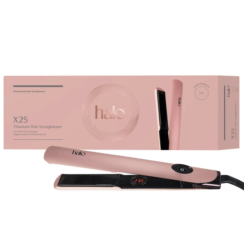 X25 Titanium Hair Straightener - Clay