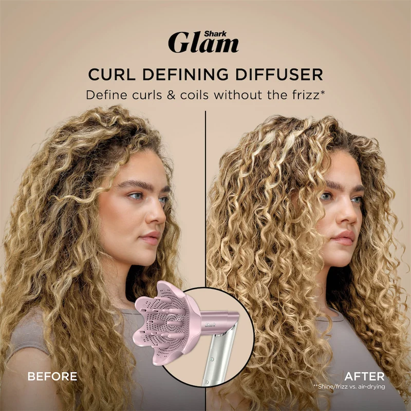 Glam Ceramic & Air Styling & Drying System - Soft Pink