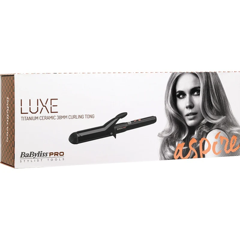 LUXE 38mm Titanium Ceramic Curling Tong