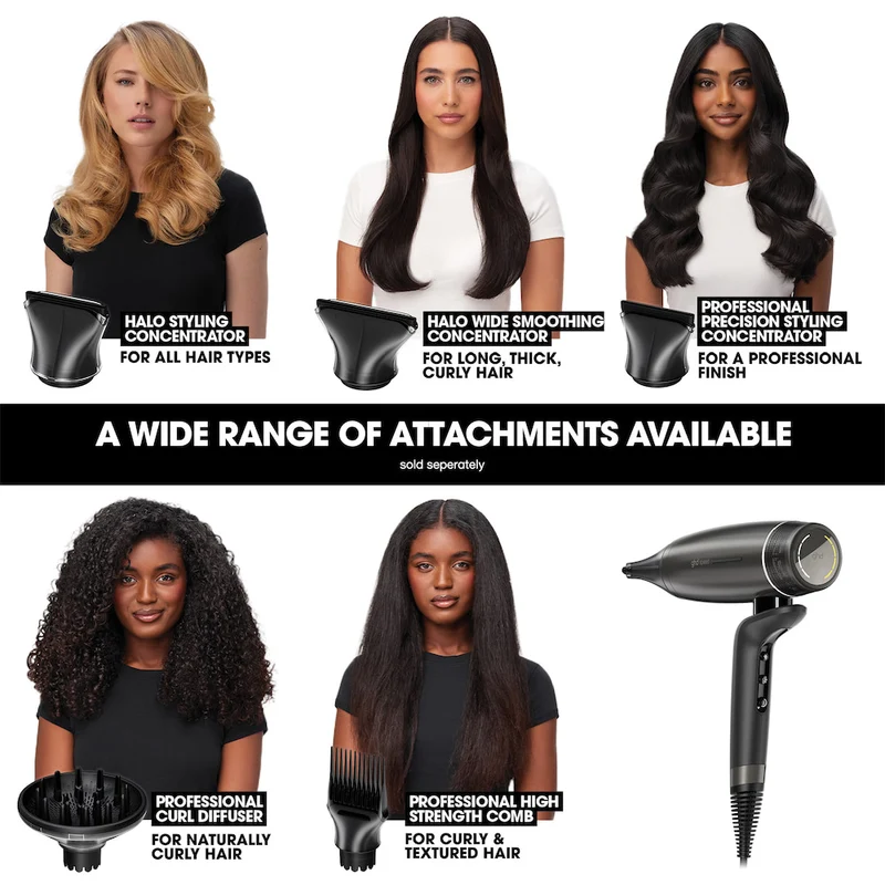 Speed Halo Styling Concentrator White Attachment