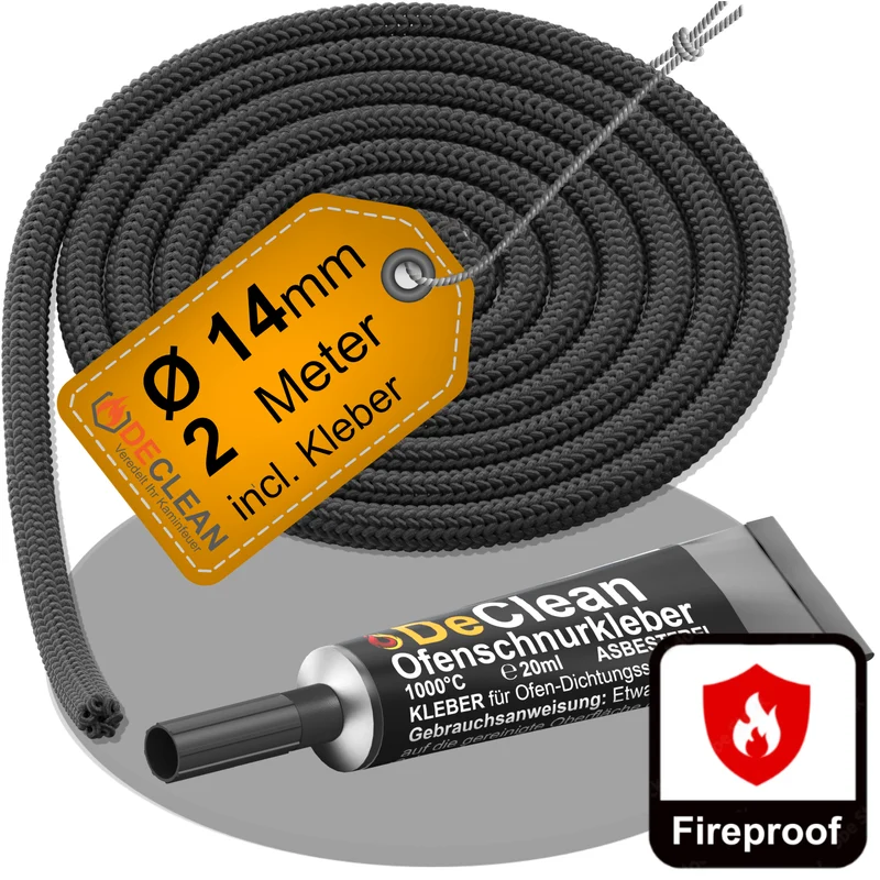 2 Türdichtung 2 m 14 mm