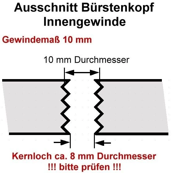 2 Bürste 10mm