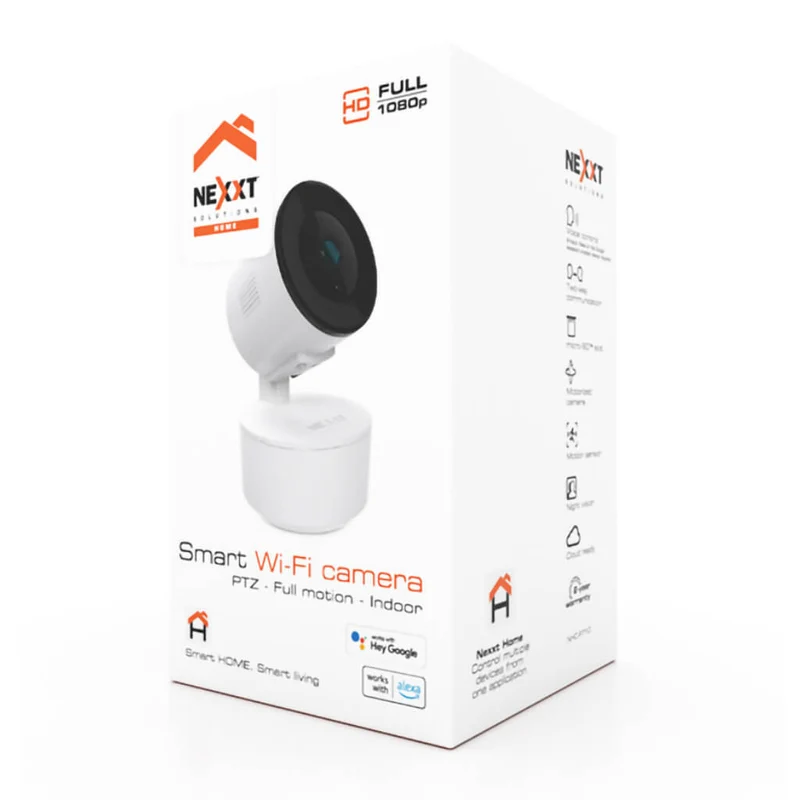 Nexxt Solutions Cámara Inteligente Wi-Fi Motorizada para Interiores, NHC-P710