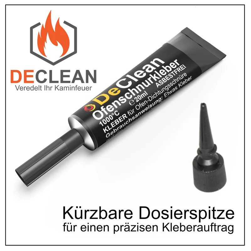 3 x Kleber f.Dichtschnur Dichtschnurkleber Ofenkleber Ofen Kaminkleber feuerfest