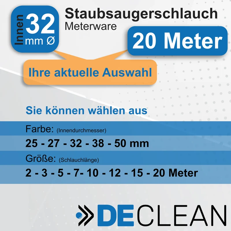 Staubsaugerschlauch 32 mm