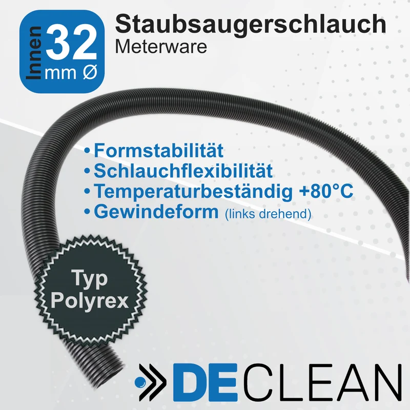 Staubsaugerschlauch 32 mm