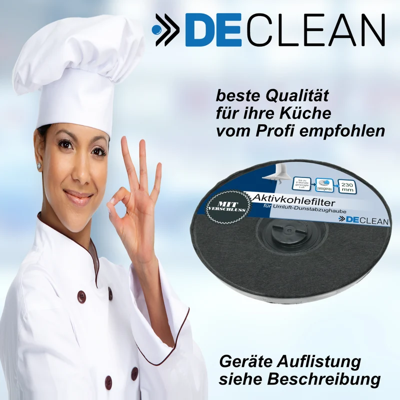 Aktivkohlefilter 230mm kompatibel mit AEG, Electrolux, Bosch EFF57 E233 230mm