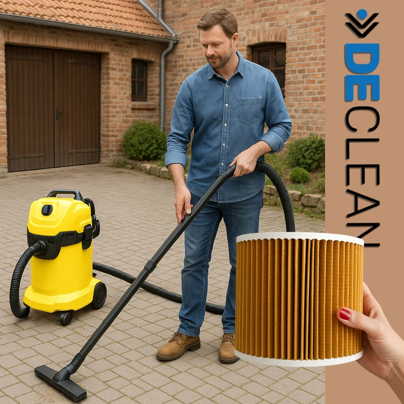 DeClean Filter kompatibel mit Kärcher WD2, WD3, SE4001, SE4002, KWD1-3, MV2, MV3