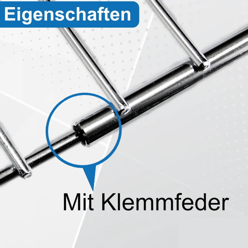 Grillrost passend für Backofen, Kühlschrank Breite 390 bis 570x310