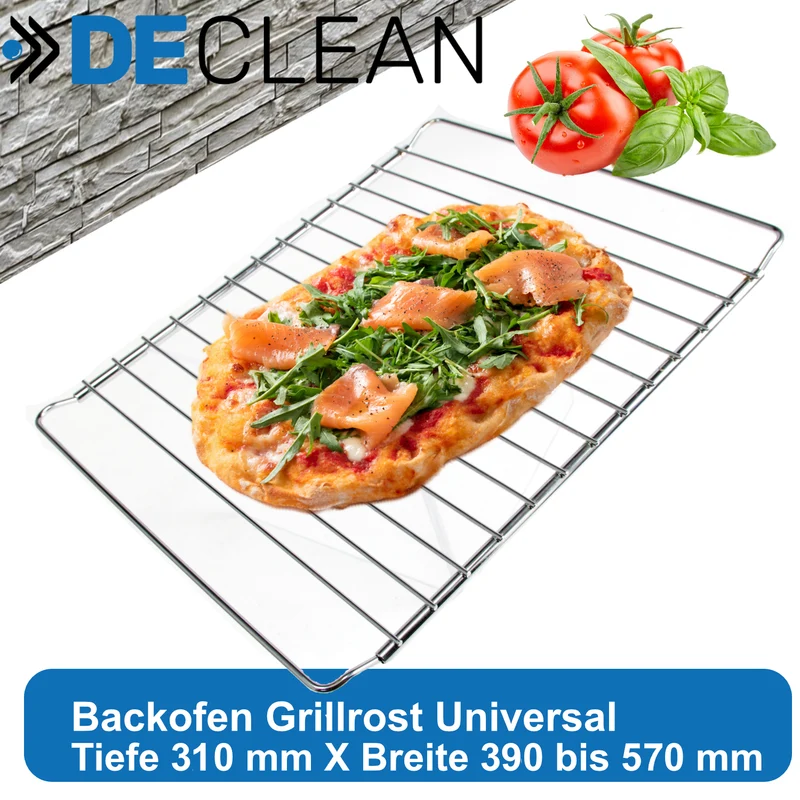 Grillrost passend für Backofen, Kühlschrank Breite 390 bis 570x310
