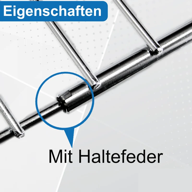 Grillrost 520 mm 320 mm passend für Backofen, Breite 350 bis 520 mm Tiefe 320 mm
