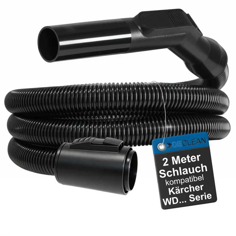 DeClean Staubsaugerschlauch kompatibel mit Kärcher WD 3.200 WD 3.300 WD 3.500 WD 3.800