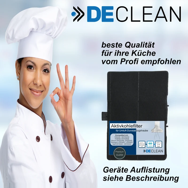 Kohlefilter kompatibel mit BSH, Bosch, Siemens