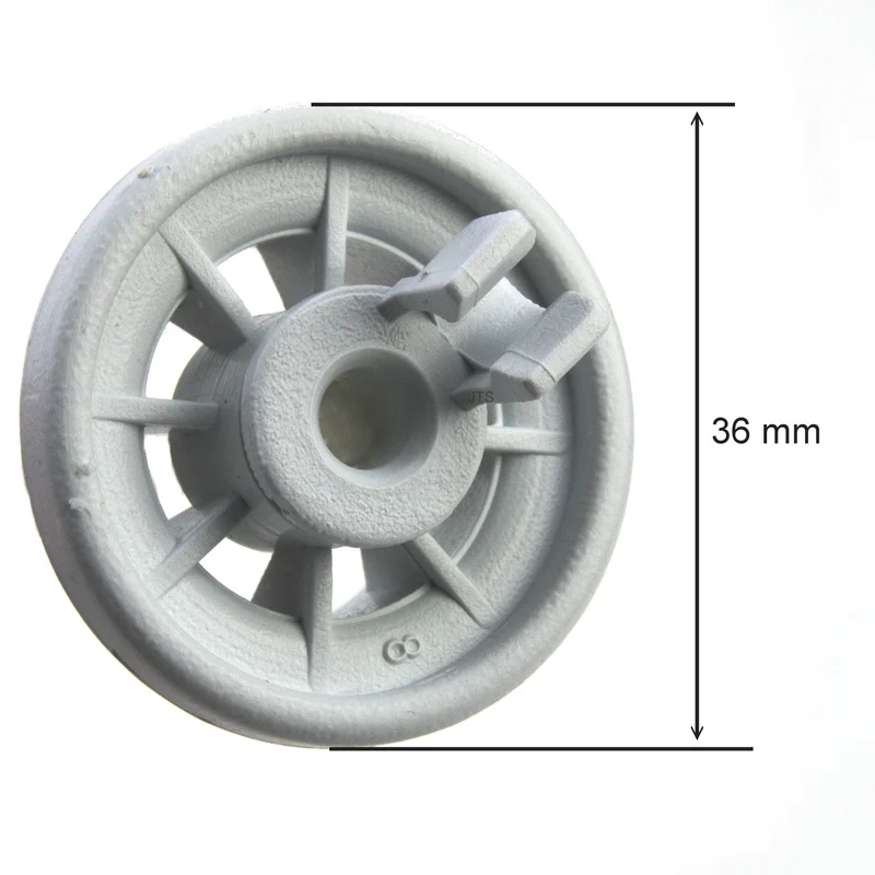 Korbrollen kompatibel mit Bosch, Siemens, Neff 00 165314 Anzahl