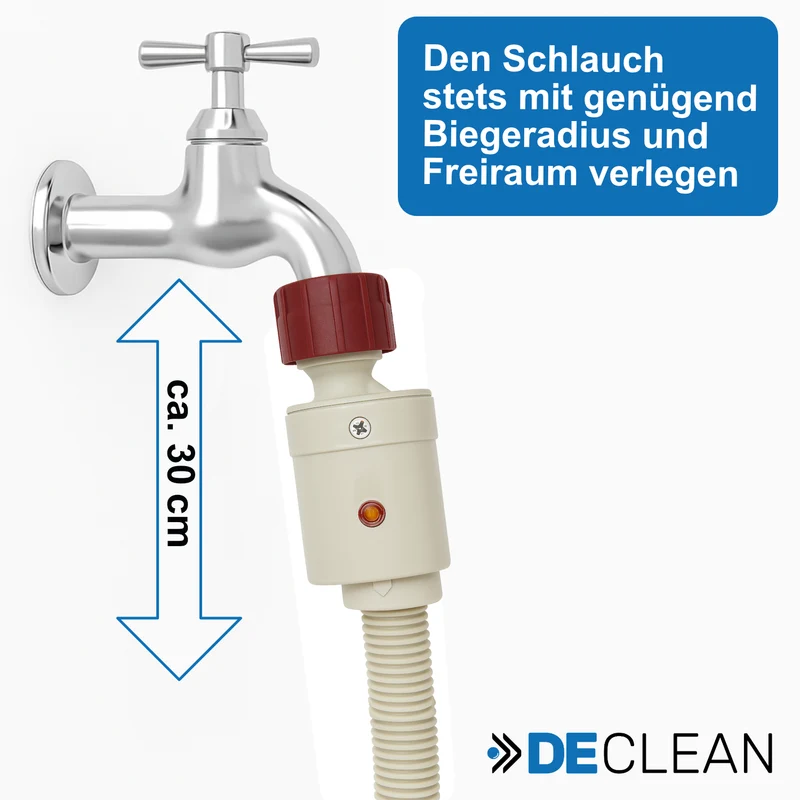 DeClean Schlauch 1,50 m passend für Waschmaschine