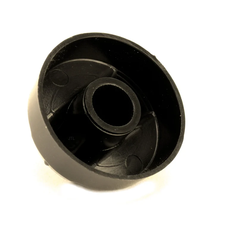 Universal Drehknopf Drehgriff Knebel Schwarz mit Adaptern Herd Kochfeld Backofen