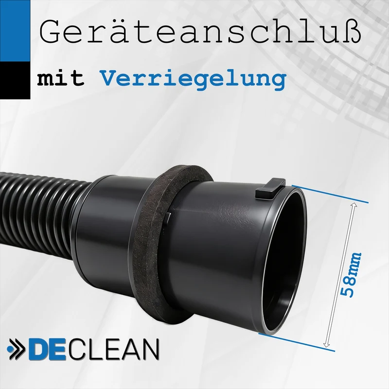 4 Meter Staubsaugerschlauch kompatibel mit Kärcher NT 555,NT 601,NT 602,NT 611,NT 700,NT 701